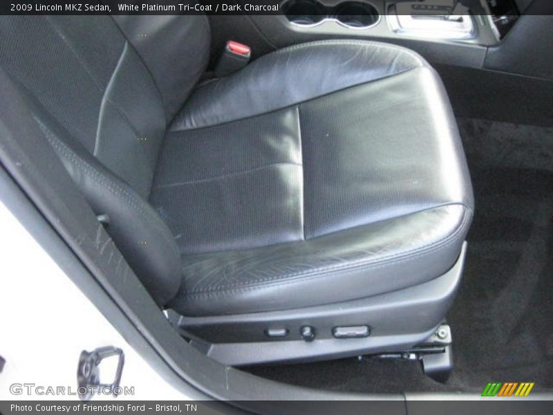 White Platinum Tri-Coat / Dark Charcoal 2009 Lincoln MKZ Sedan