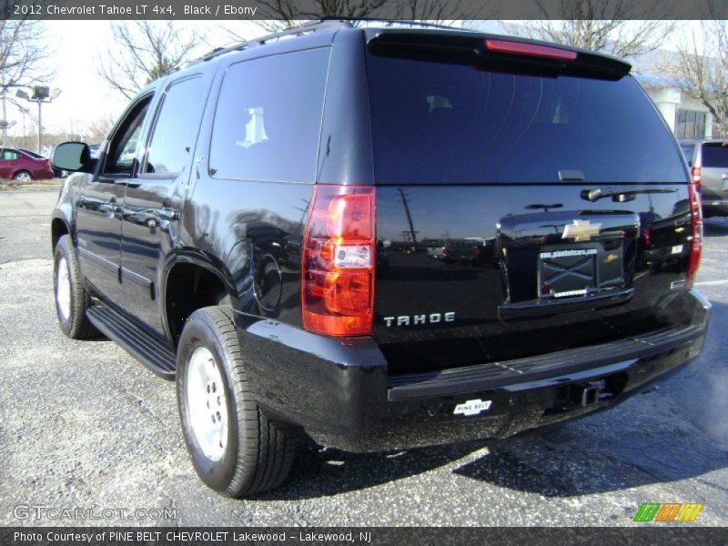 Black / Ebony 2012 Chevrolet Tahoe LT 4x4