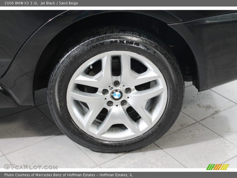 Jet Black / Sand Beige 2006 BMW X3 3.0i