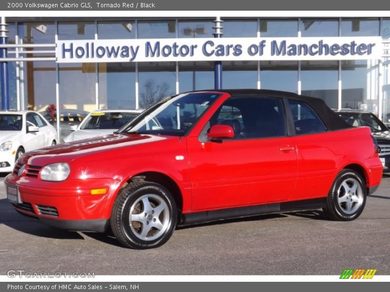 Tornado Red / Black 2000 Volkswagen Cabrio GLS