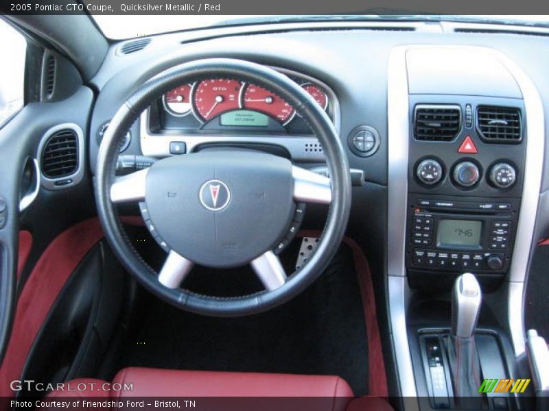 Dashboard of 2005 GTO Coupe