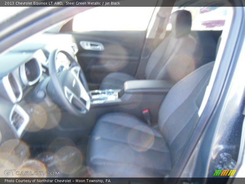 Steel Green Metallic / Jet Black 2013 Chevrolet Equinox LT AWD