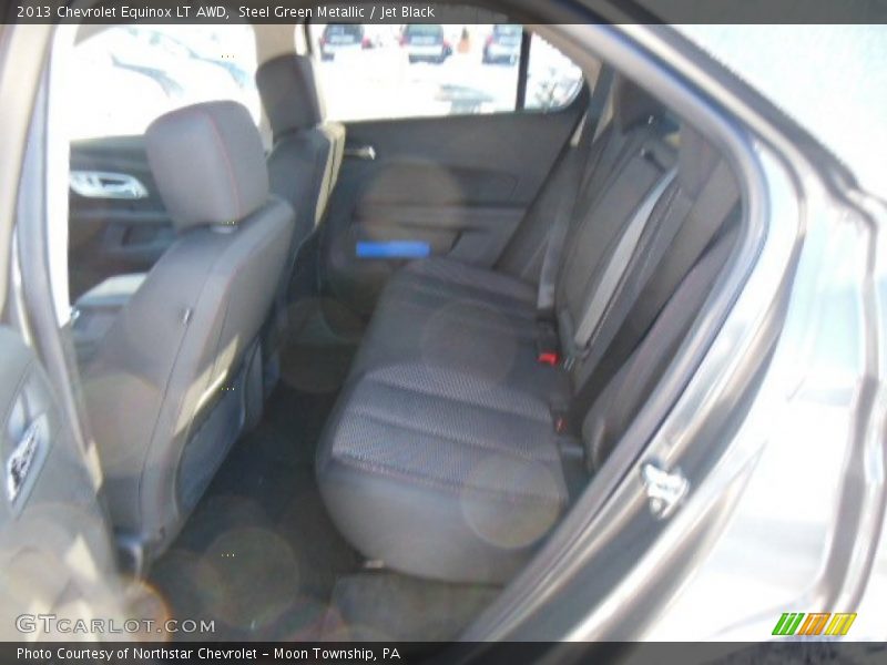 Steel Green Metallic / Jet Black 2013 Chevrolet Equinox LT AWD