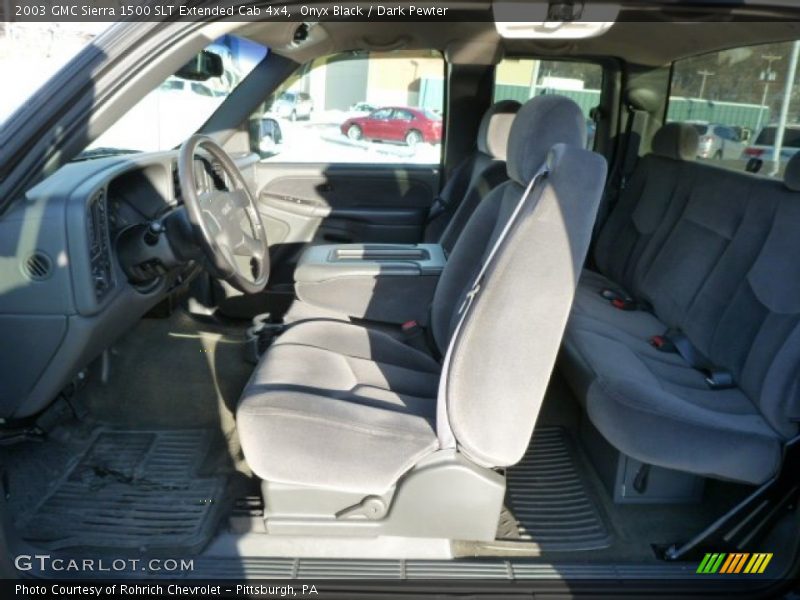 Onyx Black / Dark Pewter 2003 GMC Sierra 1500 SLT Extended Cab 4x4