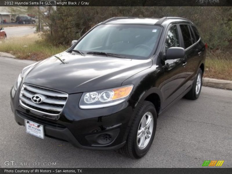 Twilight Black / Gray 2012 Hyundai Santa Fe GLS