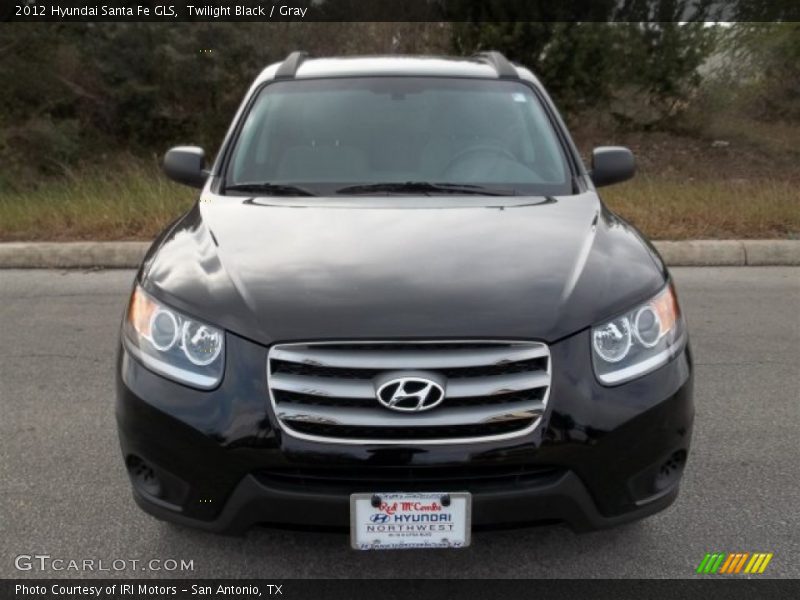 Twilight Black / Gray 2012 Hyundai Santa Fe GLS