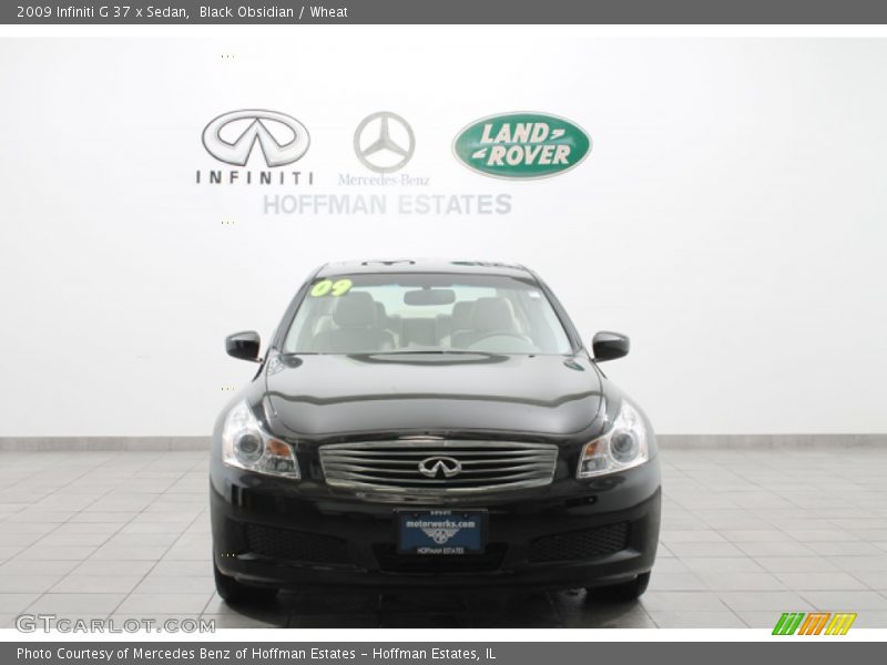 Black Obsidian / Wheat 2009 Infiniti G 37 x Sedan