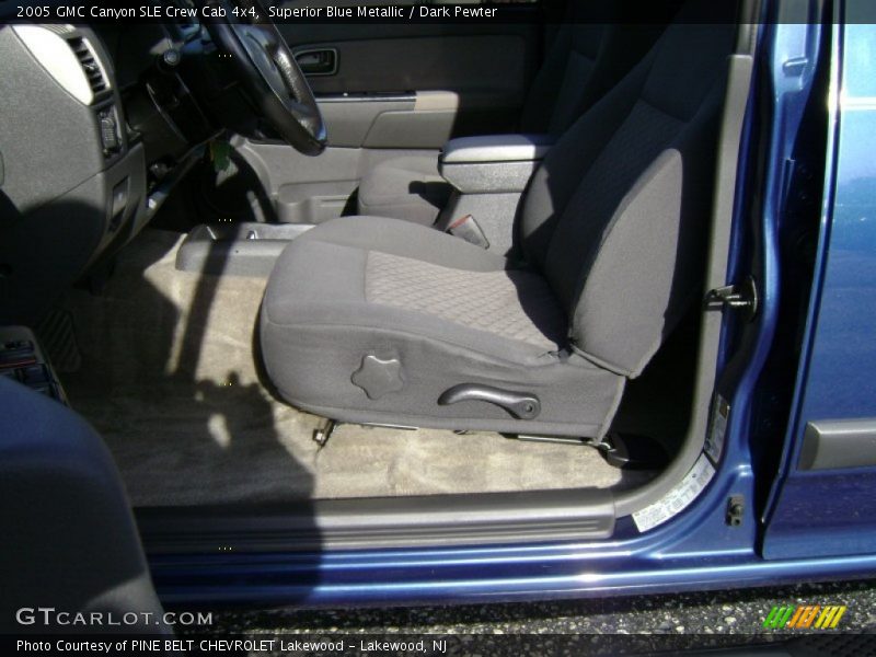 Superior Blue Metallic / Dark Pewter 2005 GMC Canyon SLE Crew Cab 4x4