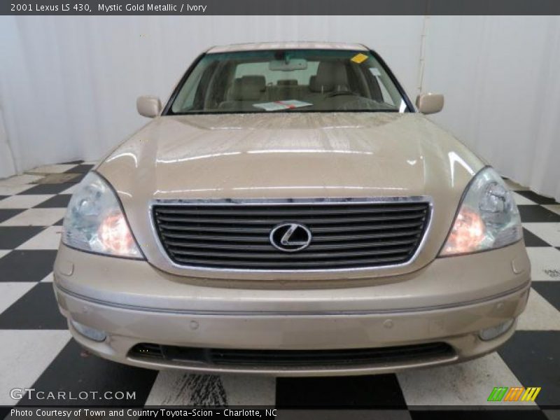 Mystic Gold Metallic / Ivory 2001 Lexus LS 430