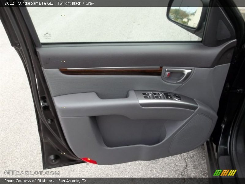 Twilight Black / Gray 2012 Hyundai Santa Fe GLS