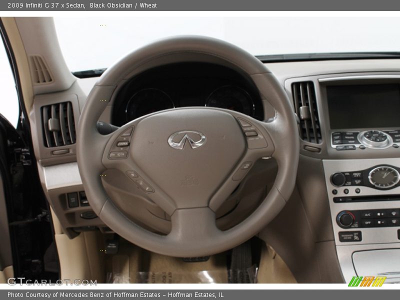 Black Obsidian / Wheat 2009 Infiniti G 37 x Sedan