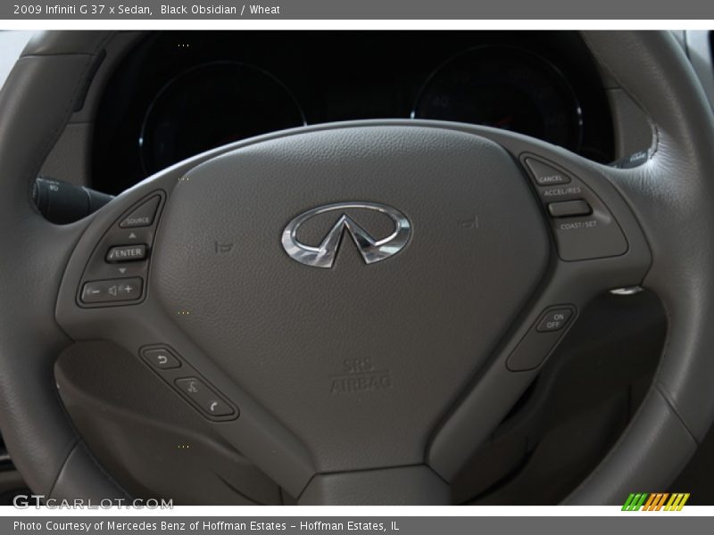 Black Obsidian / Wheat 2009 Infiniti G 37 x Sedan