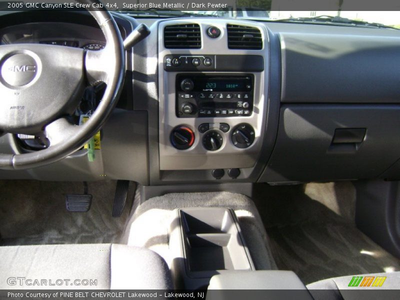 Superior Blue Metallic / Dark Pewter 2005 GMC Canyon SLE Crew Cab 4x4