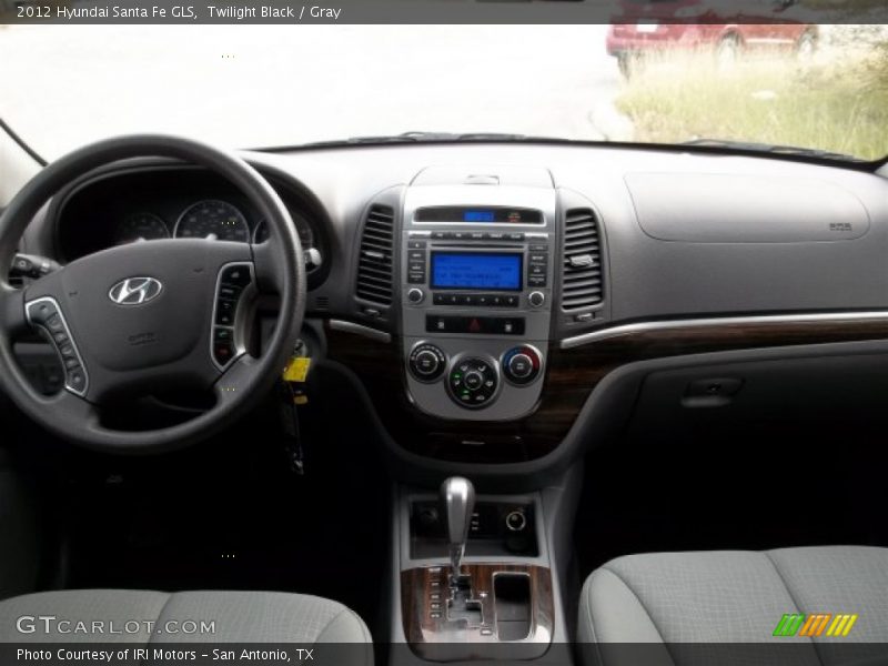 Twilight Black / Gray 2012 Hyundai Santa Fe GLS