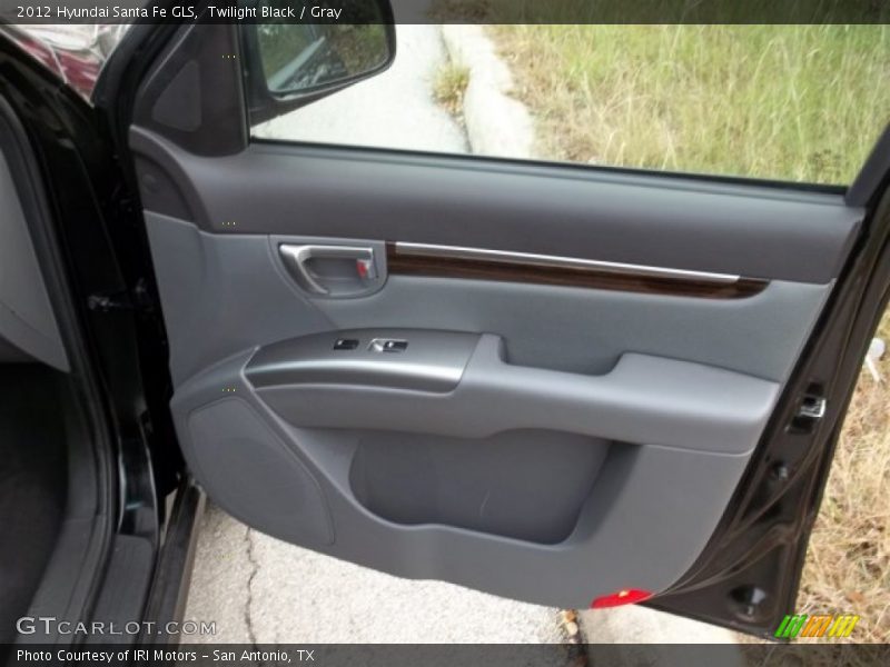 Twilight Black / Gray 2012 Hyundai Santa Fe GLS