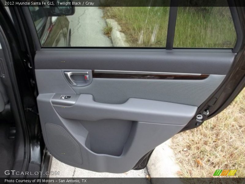 Twilight Black / Gray 2012 Hyundai Santa Fe GLS