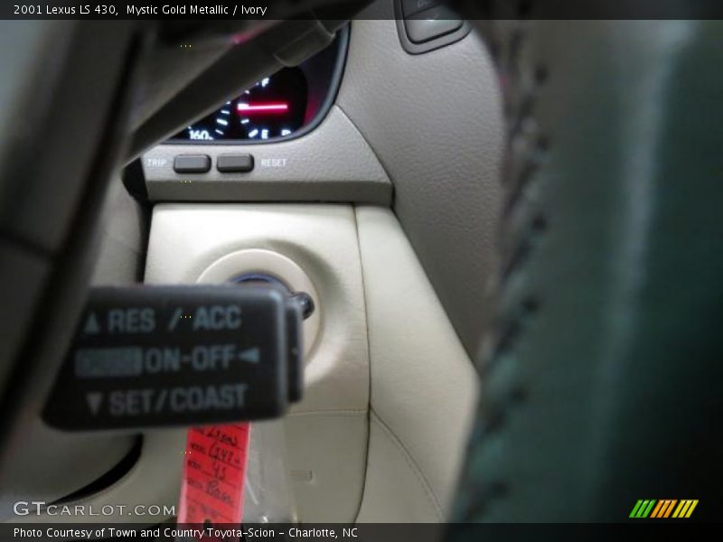 Mystic Gold Metallic / Ivory 2001 Lexus LS 430