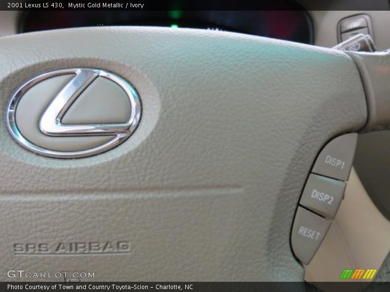 Mystic Gold Metallic / Ivory 2001 Lexus LS 430