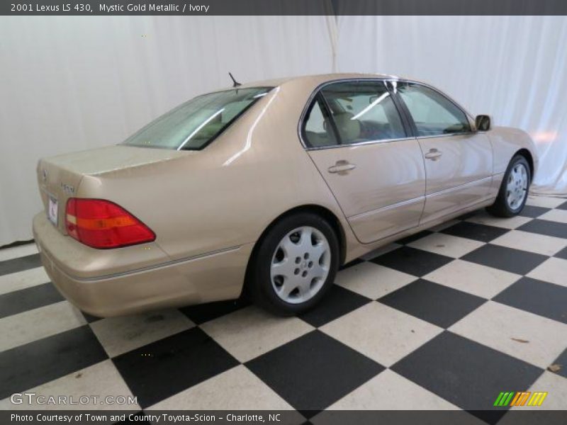 Mystic Gold Metallic / Ivory 2001 Lexus LS 430