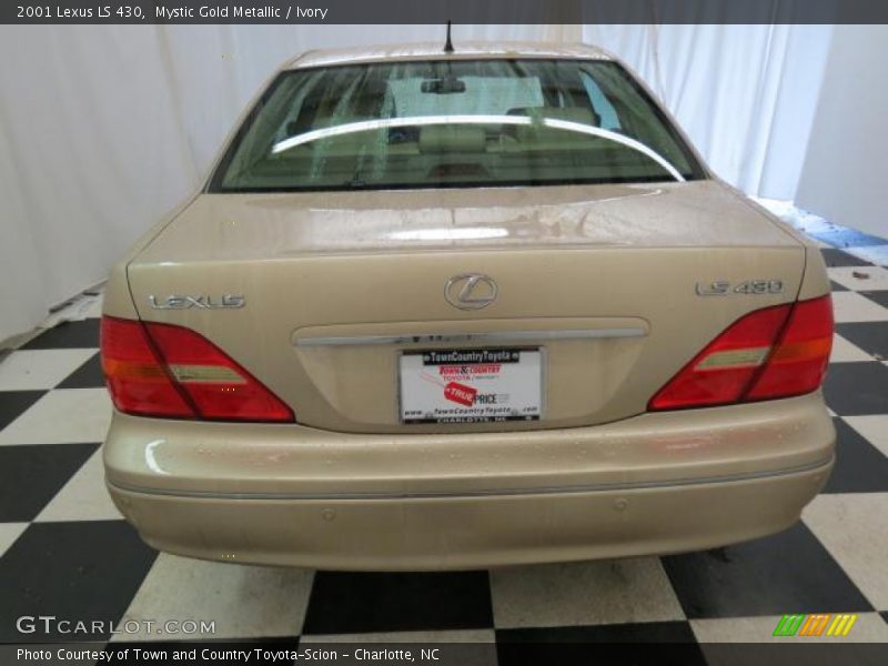 Mystic Gold Metallic / Ivory 2001 Lexus LS 430