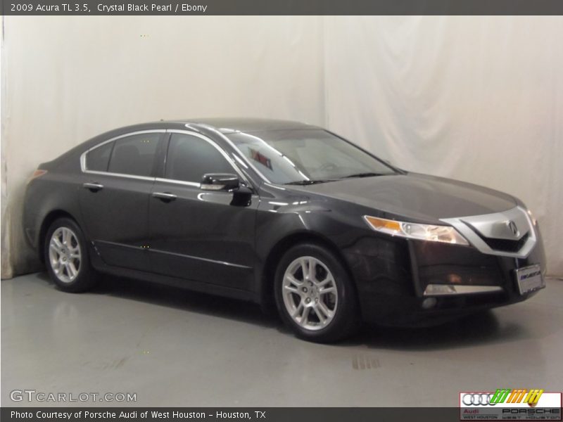 Crystal Black Pearl / Ebony 2009 Acura TL 3.5