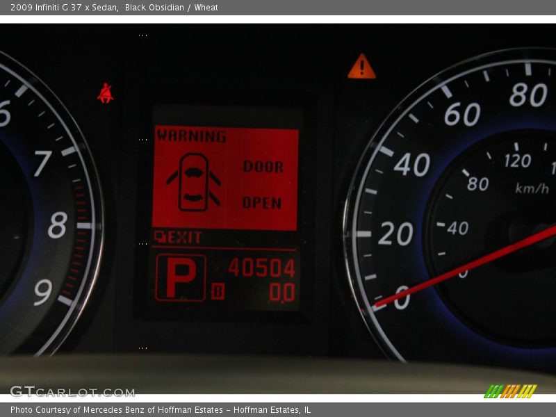 Black Obsidian / Wheat 2009 Infiniti G 37 x Sedan