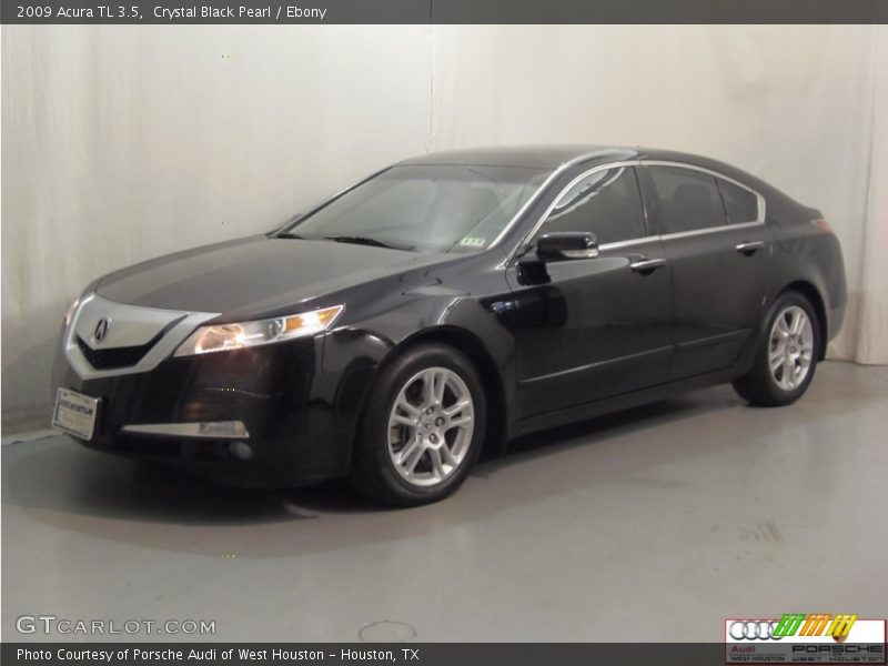 Crystal Black Pearl / Ebony 2009 Acura TL 3.5