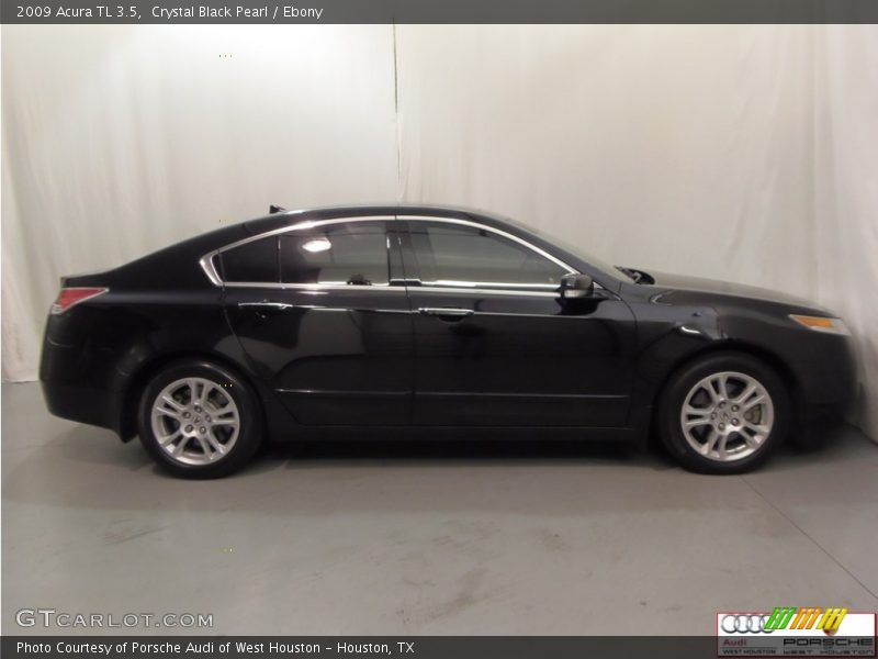 Crystal Black Pearl / Ebony 2009 Acura TL 3.5