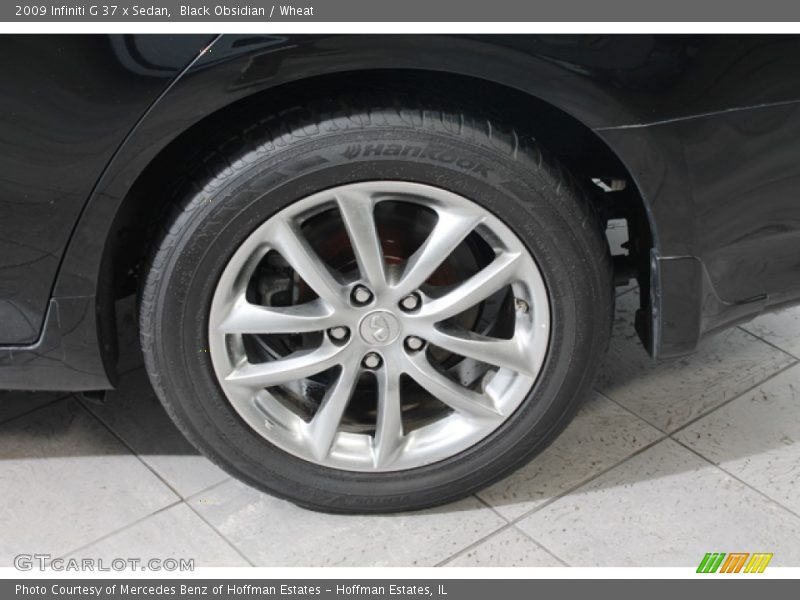 Black Obsidian / Wheat 2009 Infiniti G 37 x Sedan