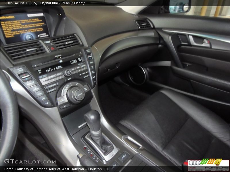 Crystal Black Pearl / Ebony 2009 Acura TL 3.5