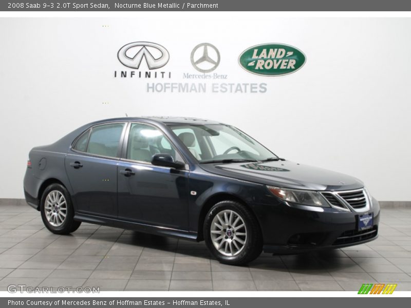 Nocturne Blue Metallic / Parchment 2008 Saab 9-3 2.0T Sport Sedan