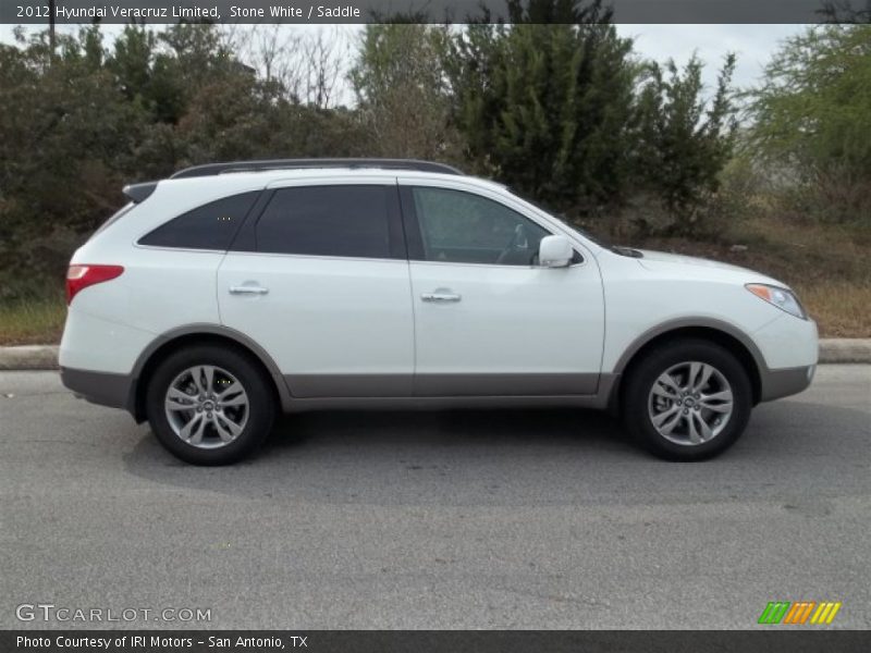 Stone White / Saddle 2012 Hyundai Veracruz Limited