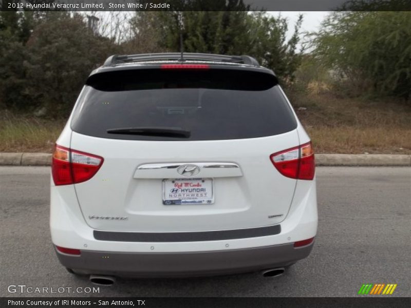 Stone White / Saddle 2012 Hyundai Veracruz Limited