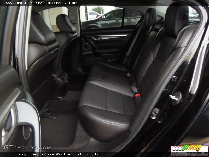Crystal Black Pearl / Ebony 2009 Acura TL 3.5