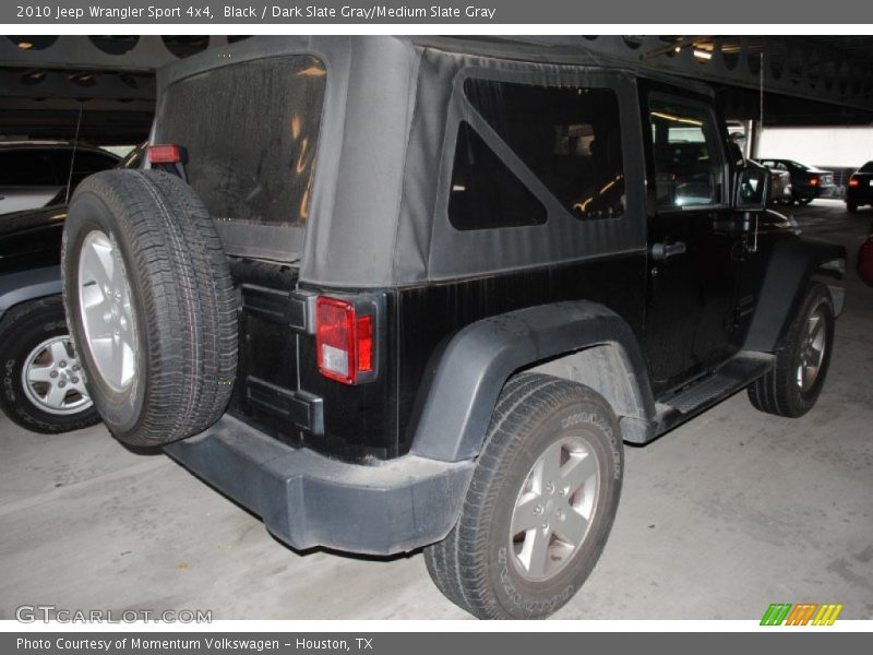 Black / Dark Slate Gray/Medium Slate Gray 2010 Jeep Wrangler Sport 4x4