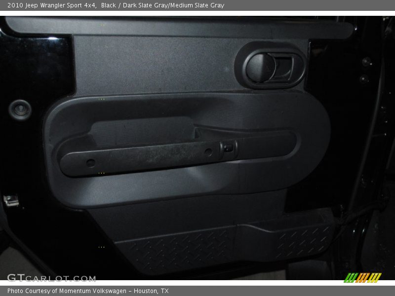 Black / Dark Slate Gray/Medium Slate Gray 2010 Jeep Wrangler Sport 4x4