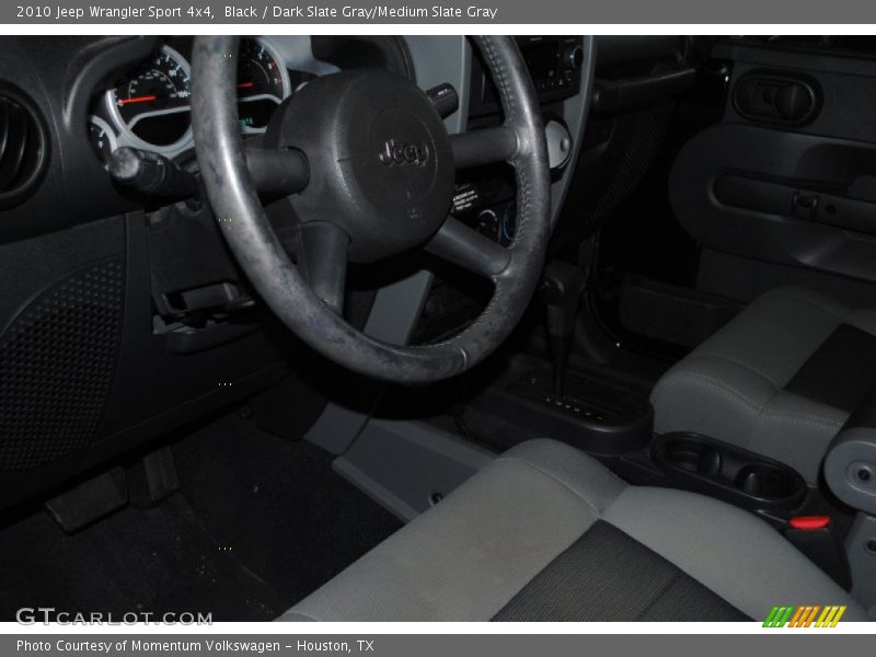 Black / Dark Slate Gray/Medium Slate Gray 2010 Jeep Wrangler Sport 4x4