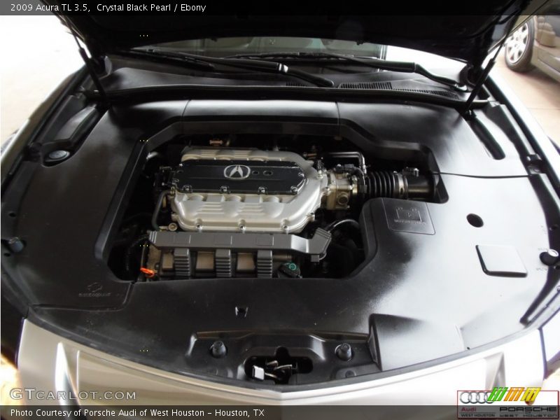 Crystal Black Pearl / Ebony 2009 Acura TL 3.5