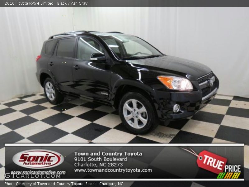 Black / Ash Gray 2010 Toyota RAV4 Limited