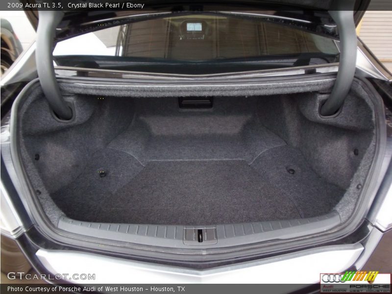 Crystal Black Pearl / Ebony 2009 Acura TL 3.5