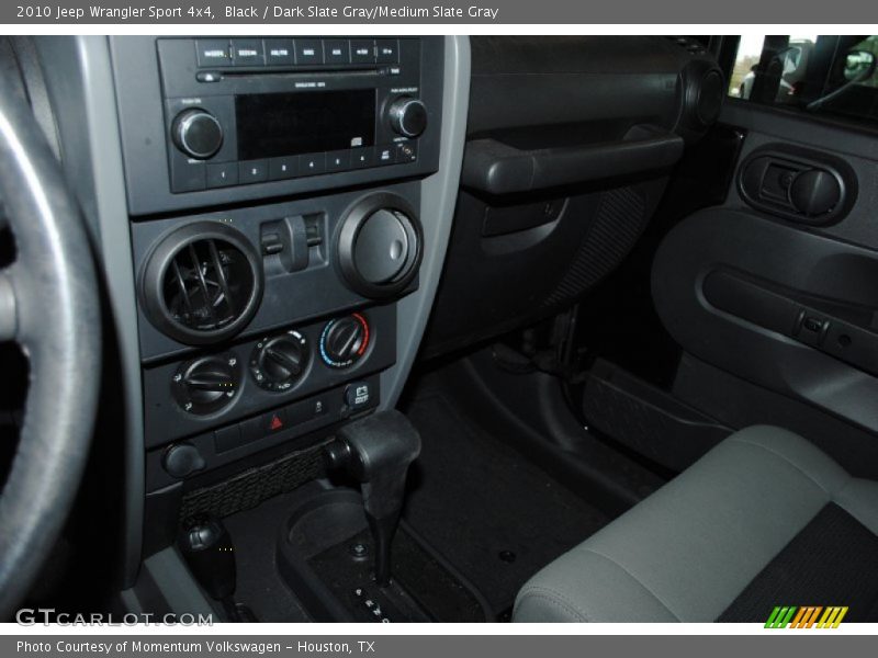 Black / Dark Slate Gray/Medium Slate Gray 2010 Jeep Wrangler Sport 4x4