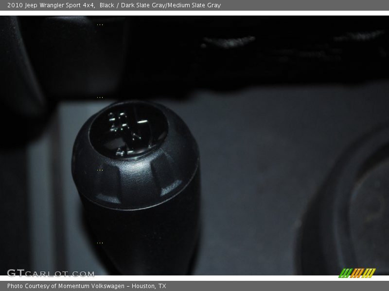 Black / Dark Slate Gray/Medium Slate Gray 2010 Jeep Wrangler Sport 4x4