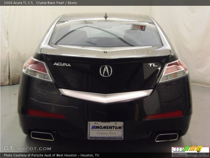 Crystal Black Pearl / Ebony 2009 Acura TL 3.5