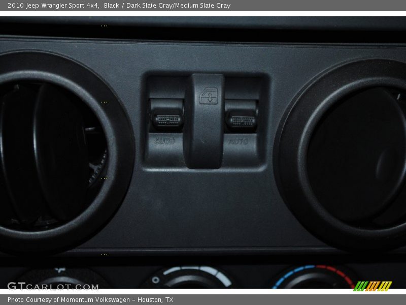 Black / Dark Slate Gray/Medium Slate Gray 2010 Jeep Wrangler Sport 4x4