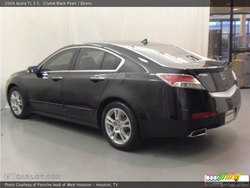 Crystal Black Pearl / Ebony 2009 Acura TL 3.5