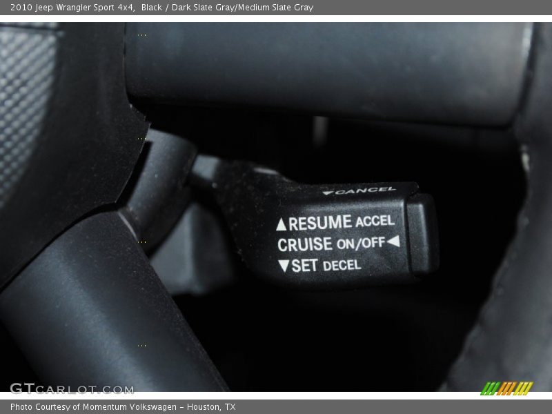 Black / Dark Slate Gray/Medium Slate Gray 2010 Jeep Wrangler Sport 4x4