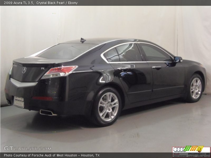 Crystal Black Pearl / Ebony 2009 Acura TL 3.5