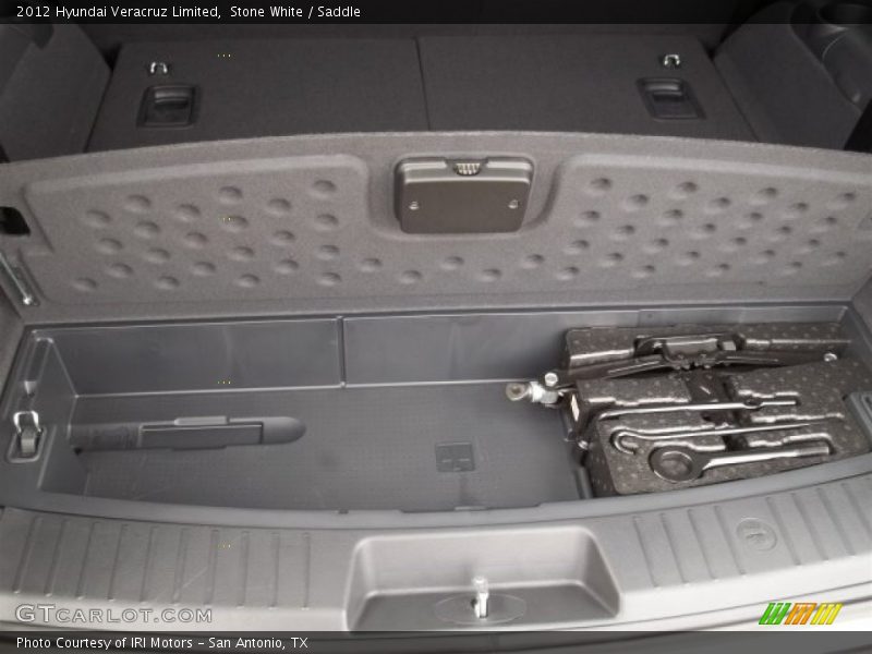 Stone White / Saddle 2012 Hyundai Veracruz Limited