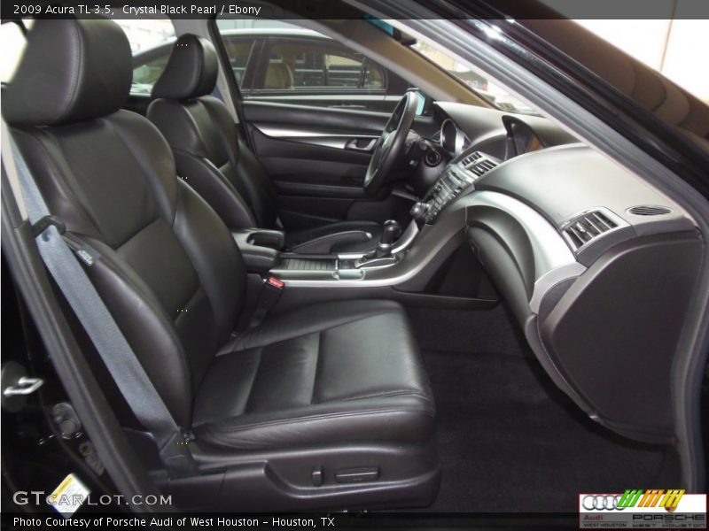 Crystal Black Pearl / Ebony 2009 Acura TL 3.5