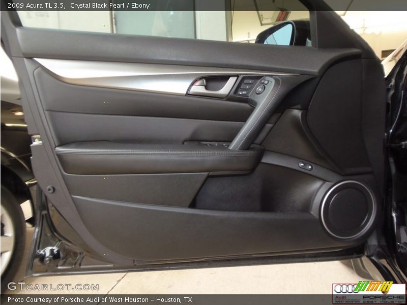 Crystal Black Pearl / Ebony 2009 Acura TL 3.5